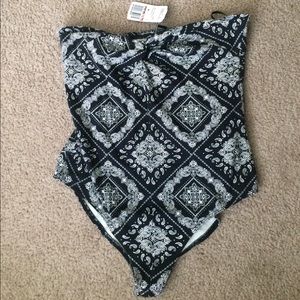 Strapless bodysuit