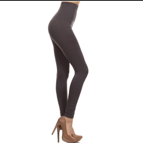 SALE Fall Love Burgundy High waist Leggings - Picture 2 of 2