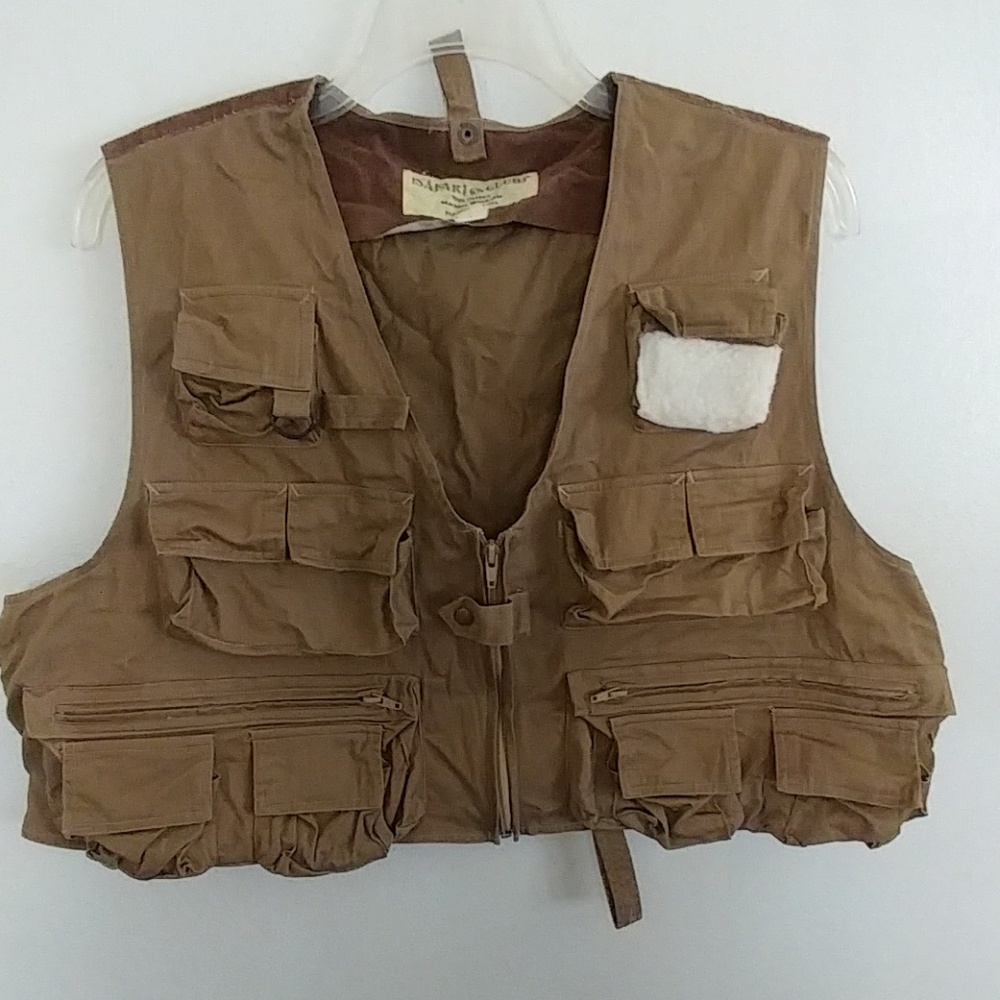 SAFARI CLUB FISHING VEST SIZE LARGE
