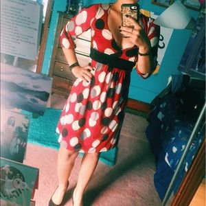 Charlotte Russe Red Polka Dot Dress❤️❤️