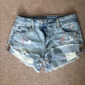 High waisted shorts