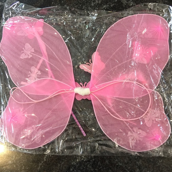 Best goody bag!!! Dozen 3pc set Princess fairy wings, hairpiece & wand - Picture 4 of 4