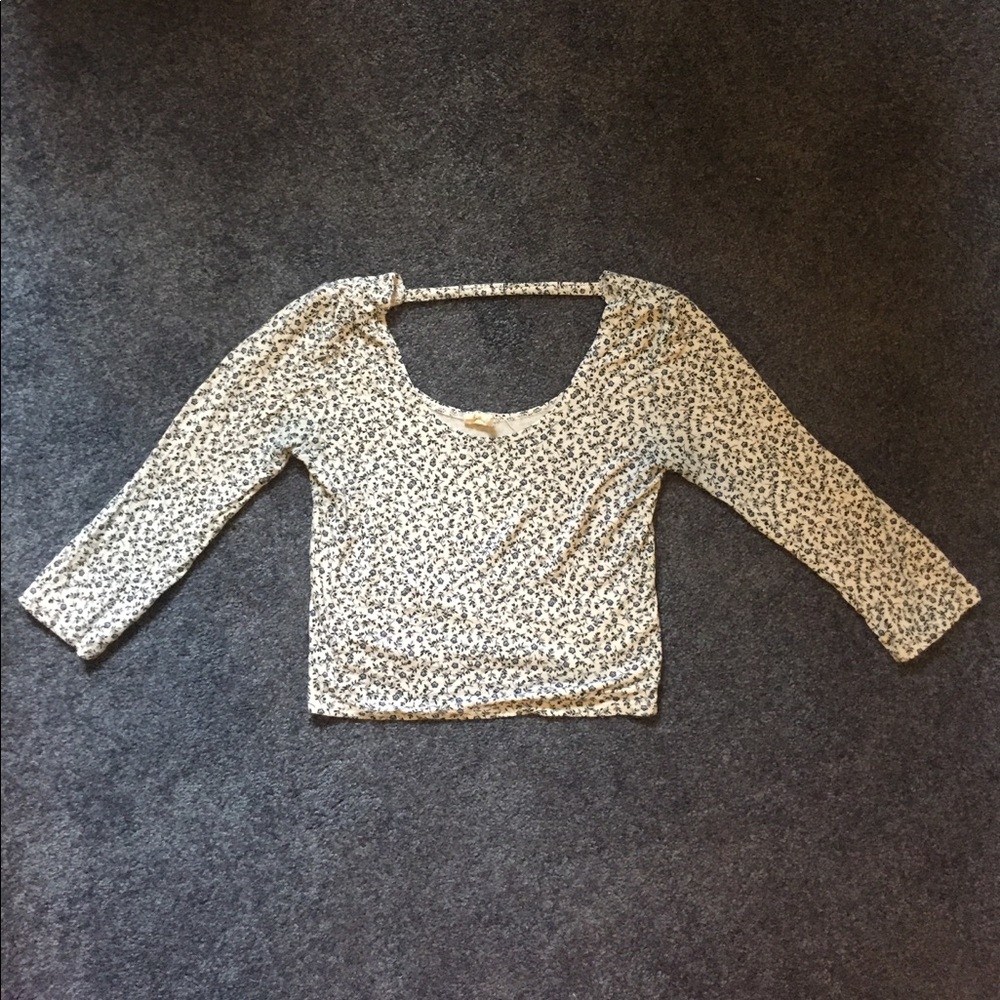 Flower crop top from Urban Outfitters