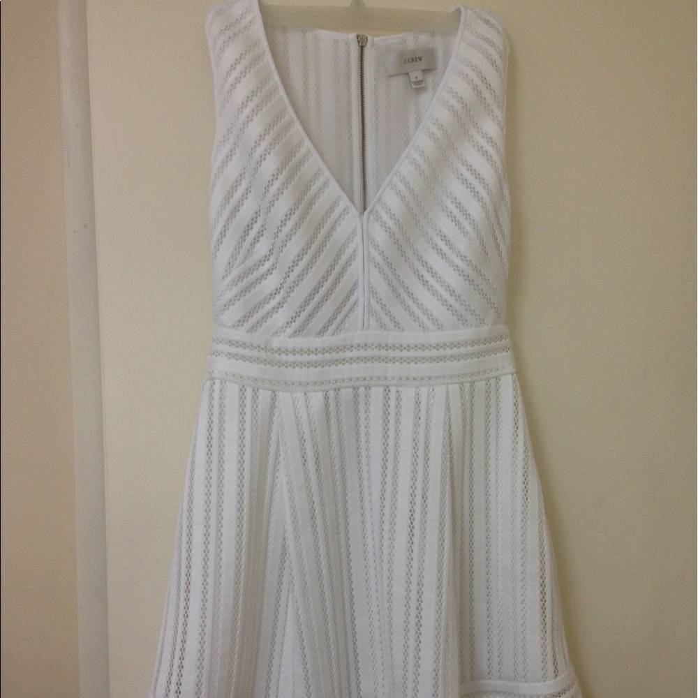 White J Crew dress