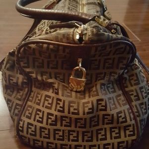 Brown med size Fendi bag