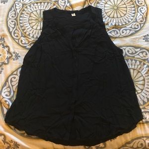 Old Navy black button up tank | Size XXL