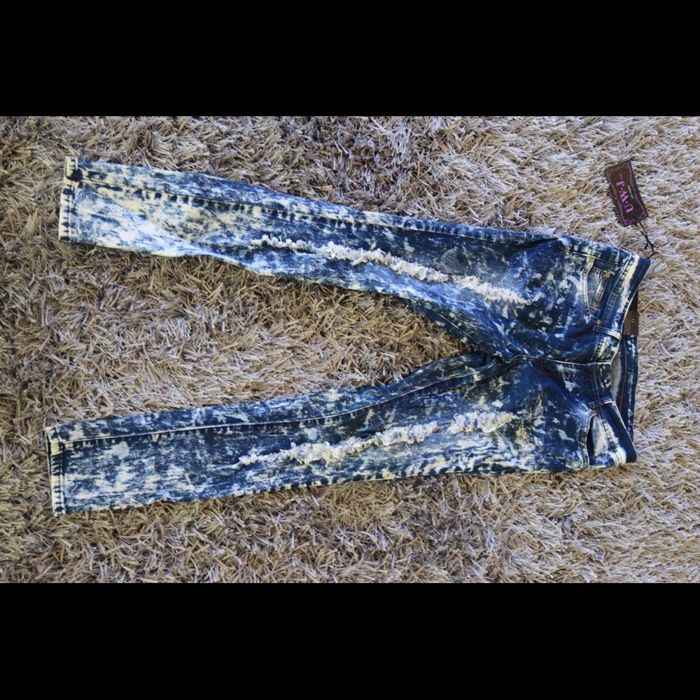 Bleached jeans