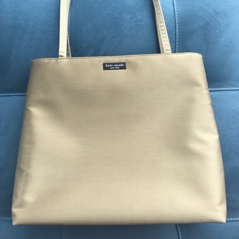 Kate Spade beige handbag purse!