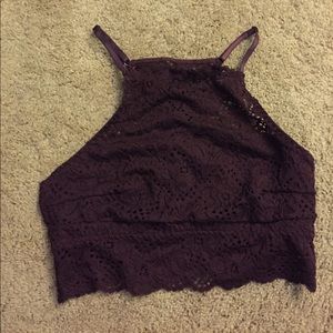 Aerie Burgundy Medium Bralette