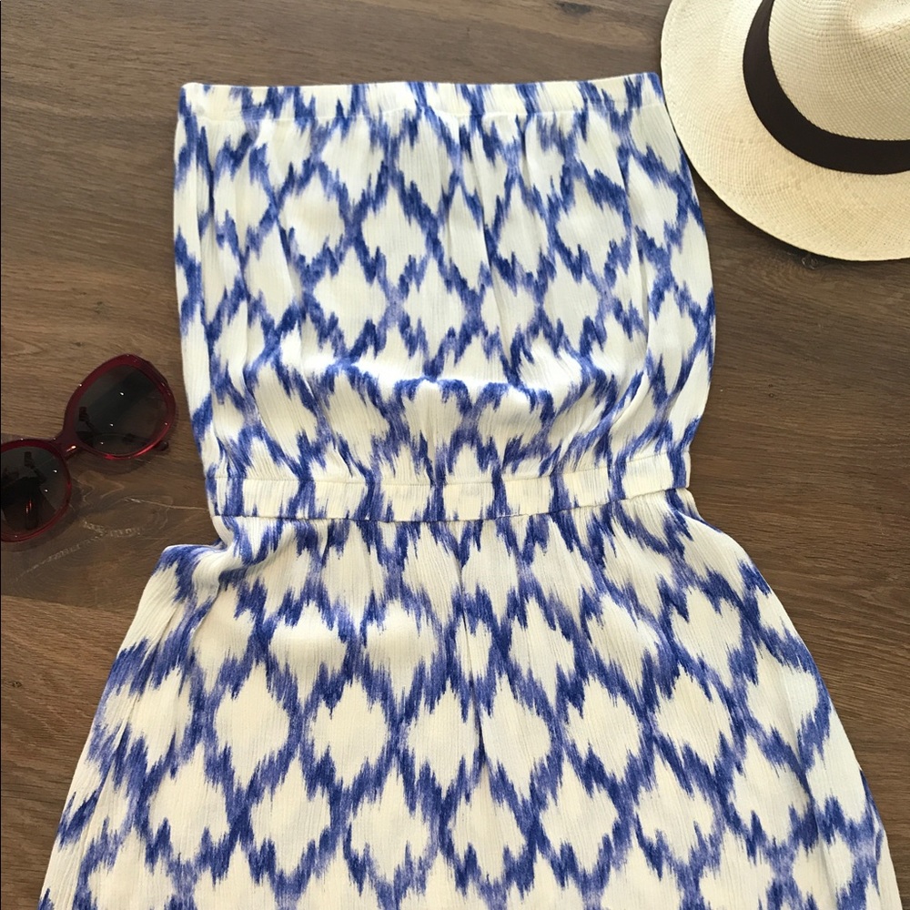 Summer strapless dress. Could be used as cover up