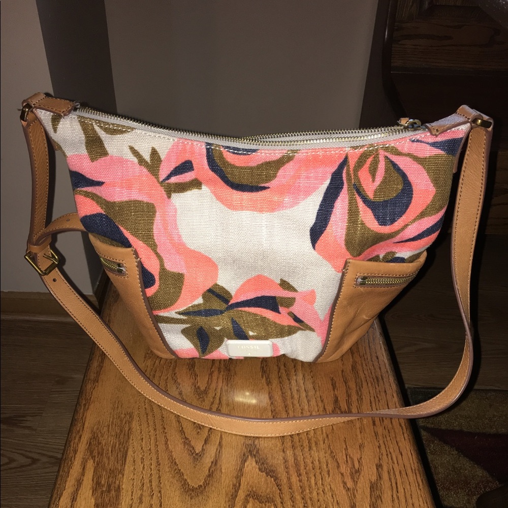 Floral Fossil Purse