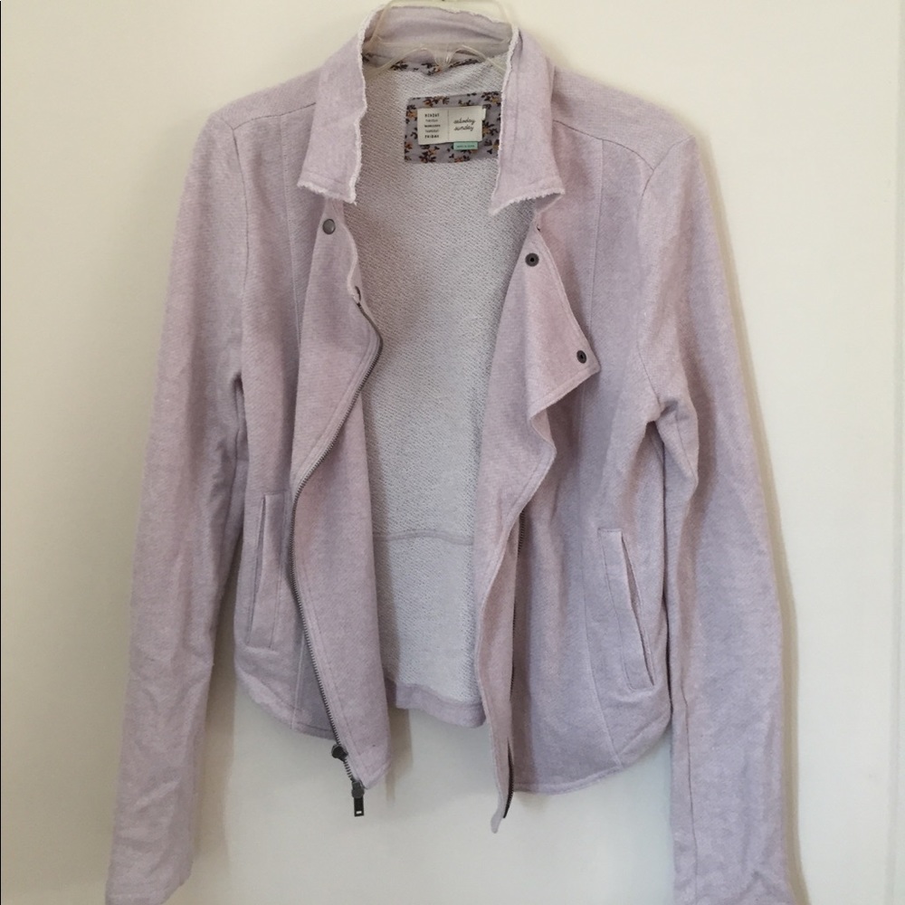 Lavender Moto Jacket - Anthropologie