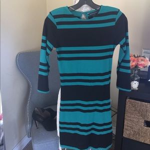 French Connection Size 0 Stripe Cotton Dress