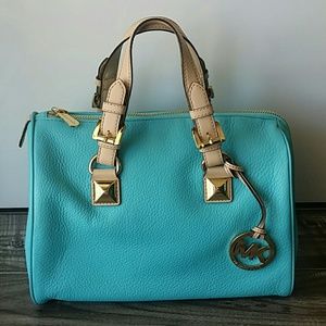 MMK Grayson Leather Satchel