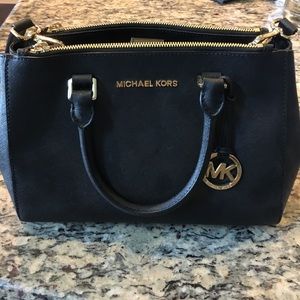 Michael Kors Black Canvas Handbag