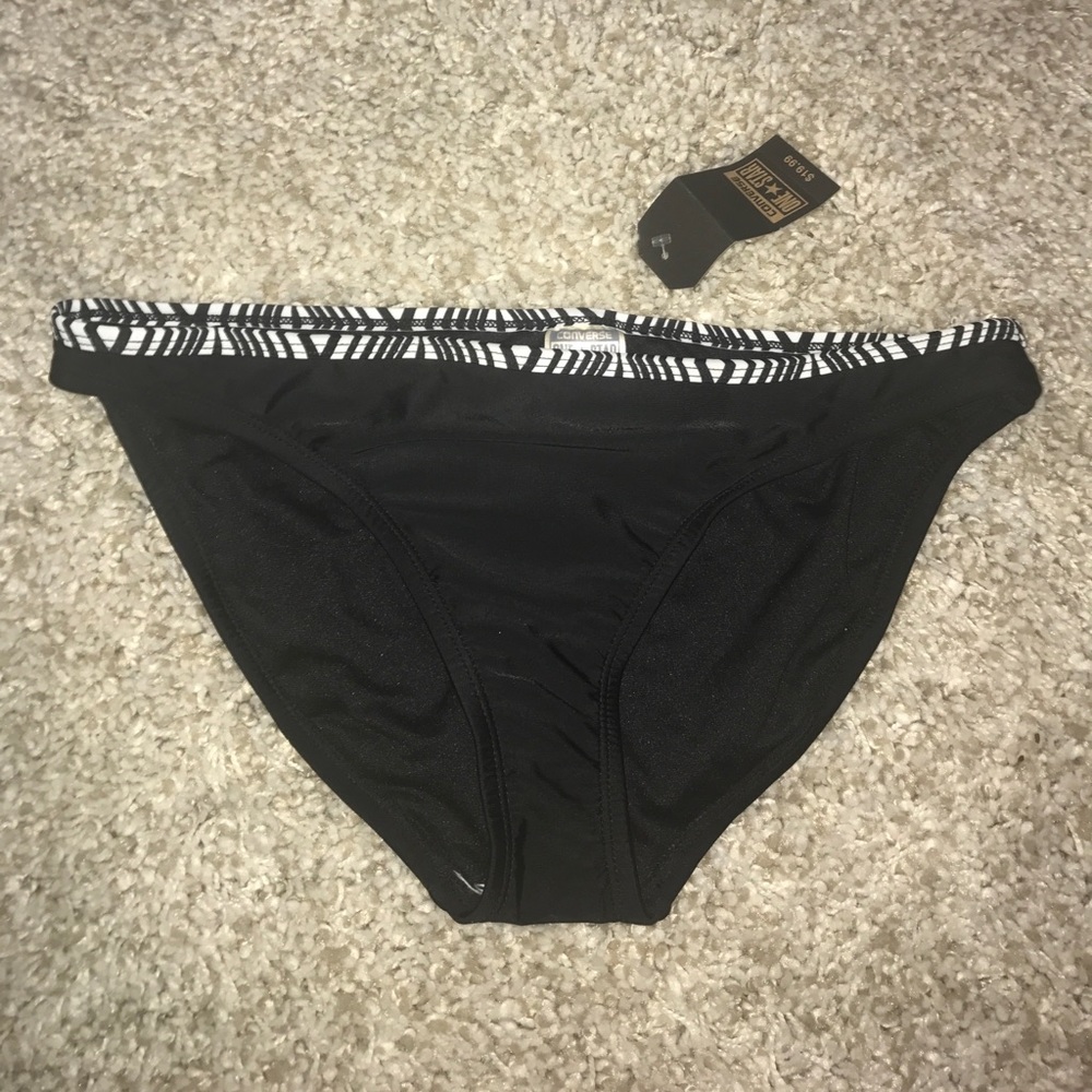 Converse One Star Black Bathing Suit BOTTOM
