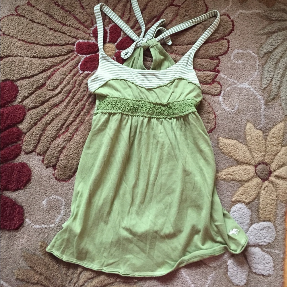 ✨REDUCED- Abercrombie Kids green tank top