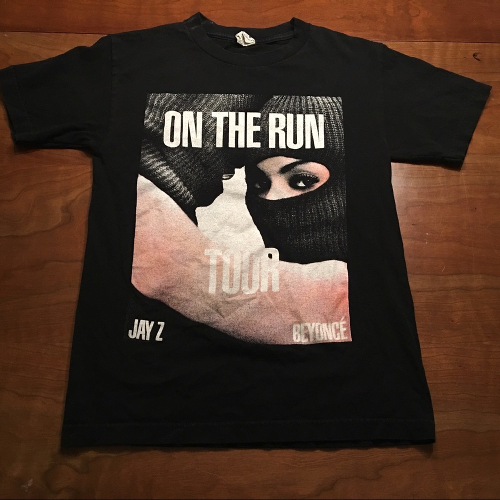 Jay Z & Beyonce On The Run Concert Tshirt sz S