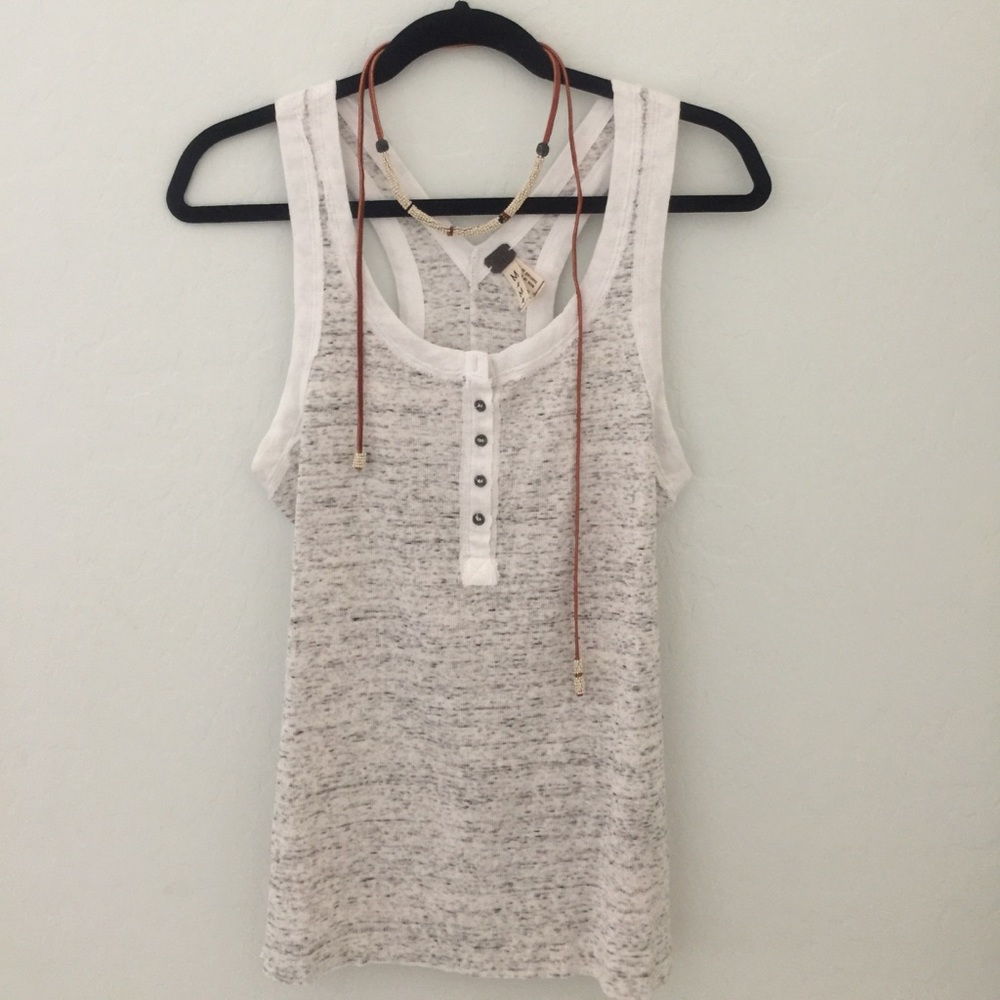 NWOT Free people race back tank top