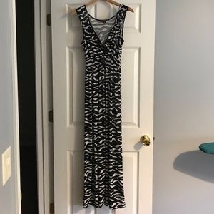 Zebra print maxi