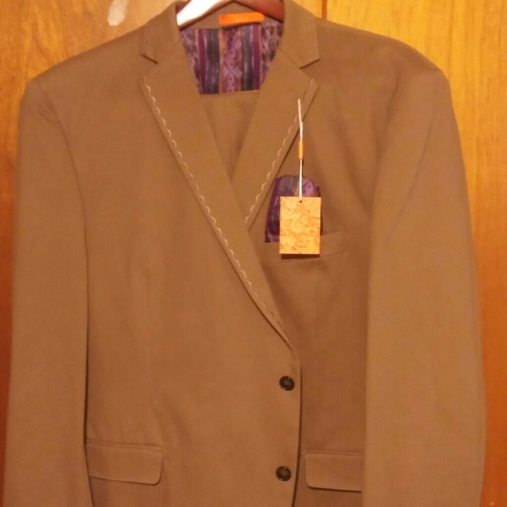 Tallia Orange Men's Suit