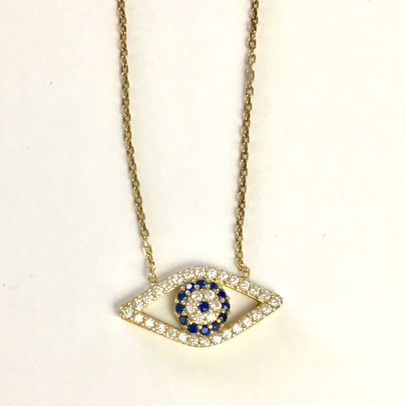 Ella & Mimi Jewelry - Ella and Mimi Dainty Evil Eye Necklace