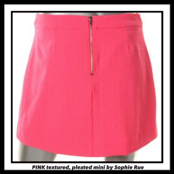 SOPHIE RUE PINK TEXTURED SKIRT -NEW w/tag sz M - Picture 2 of 8