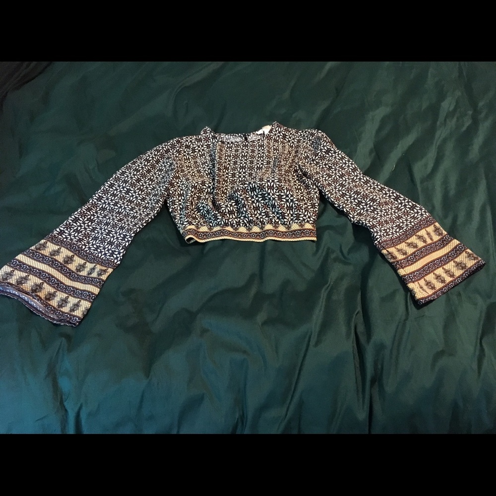 Forever21 crop blouse