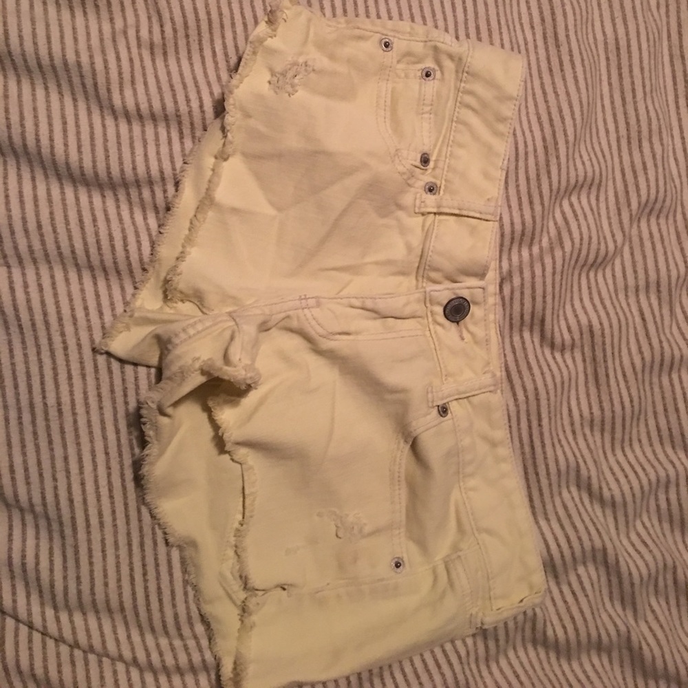 AE yellow shorts