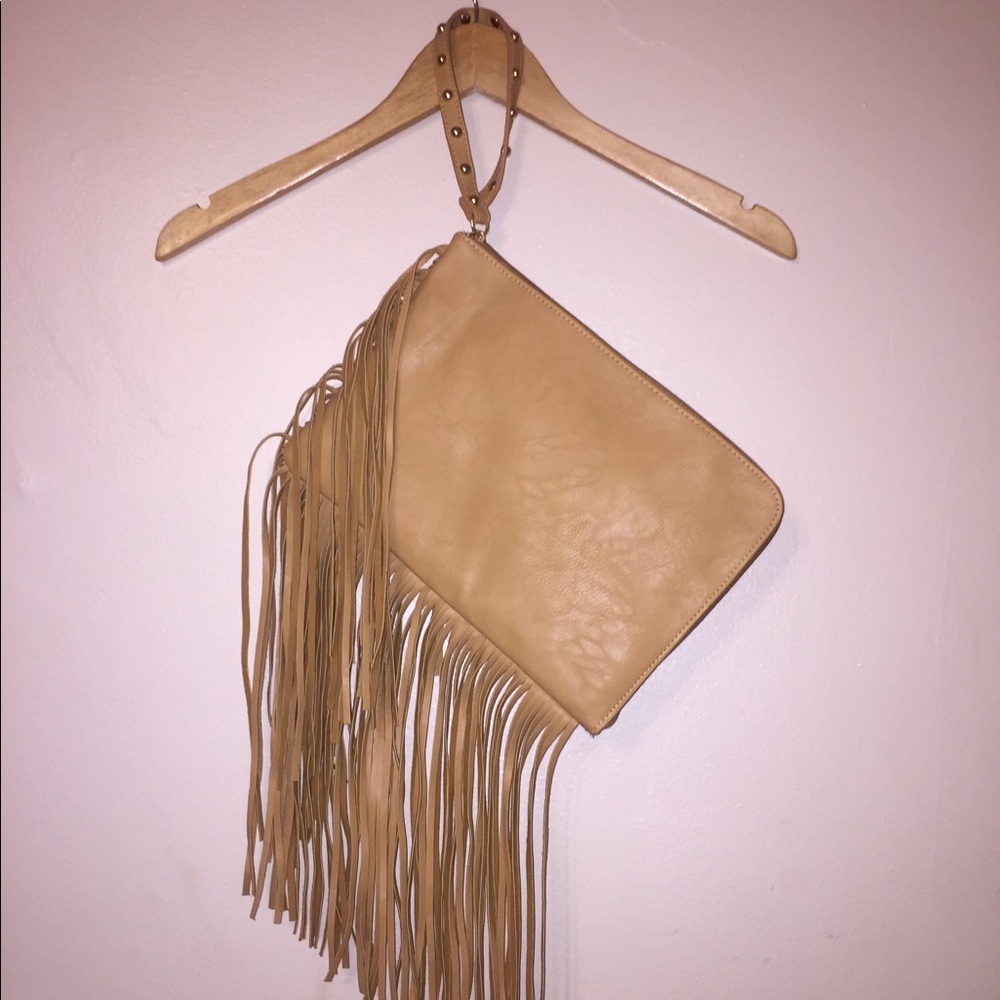 Dolce Vita fringe wristlet