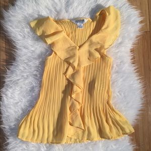 Canary yellow summer top