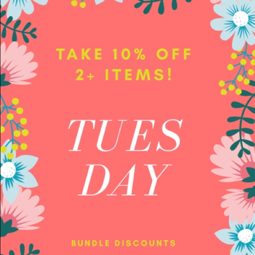 10% off a bundle of 2+ on anything in my closet!