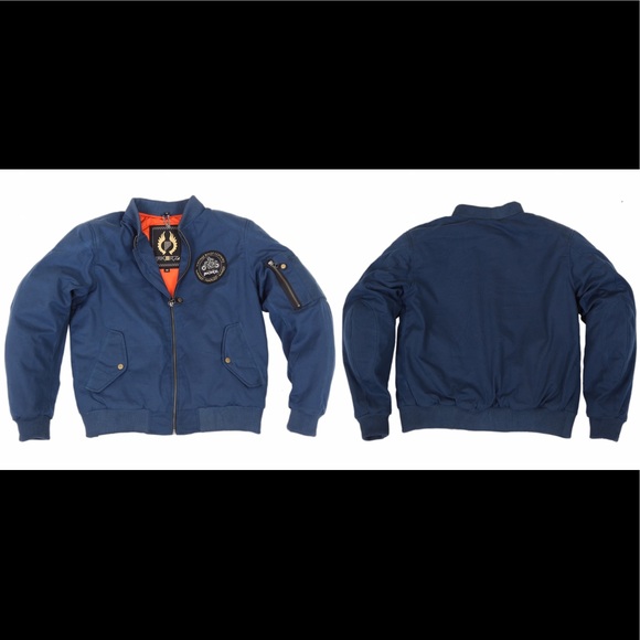 Cotton wax jacket blue colour - Picture 4 of 4