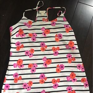 J. Crew Tops - Floral and striped tank J. Crew Tops - Floral and striped tank