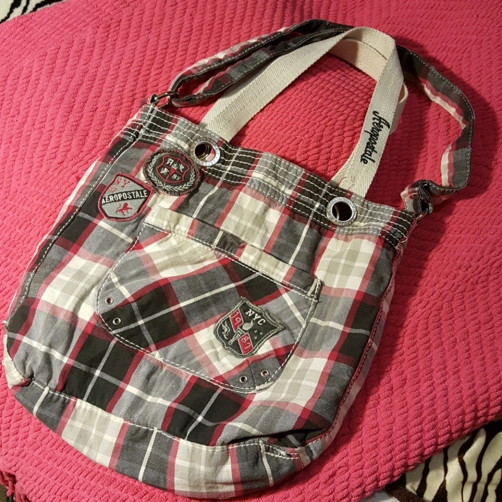 Plaid Aeropostale Bag