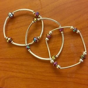 Silver Slip-on bracelets