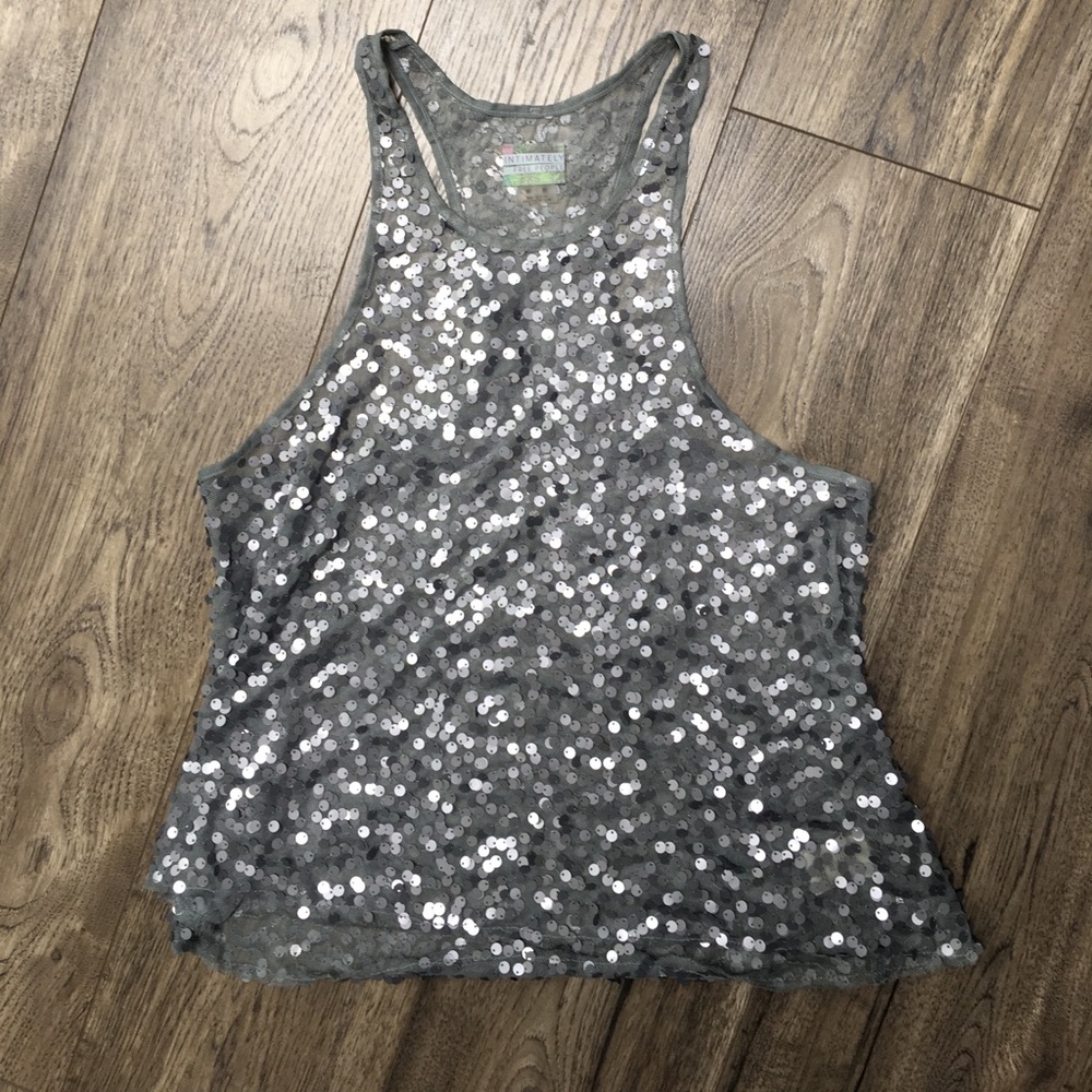 Free people sequin tank