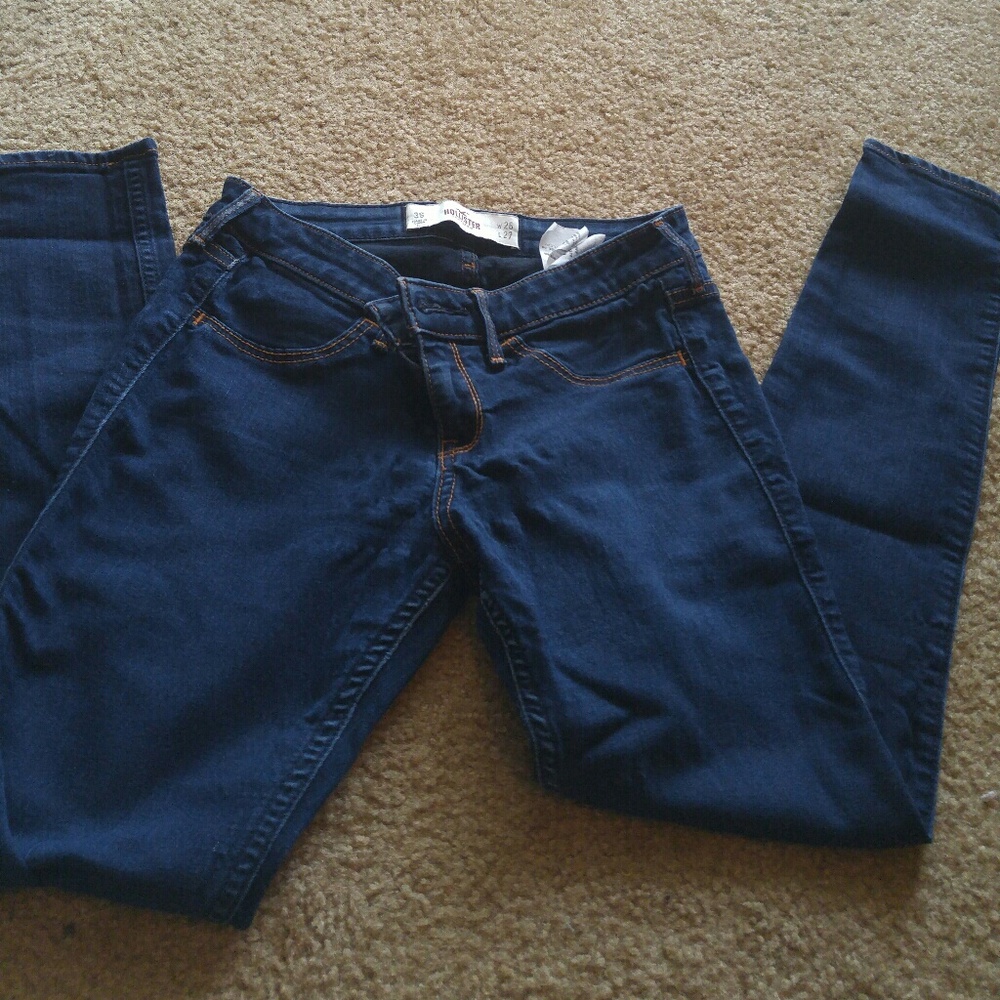 Dark blue Hollister jeans