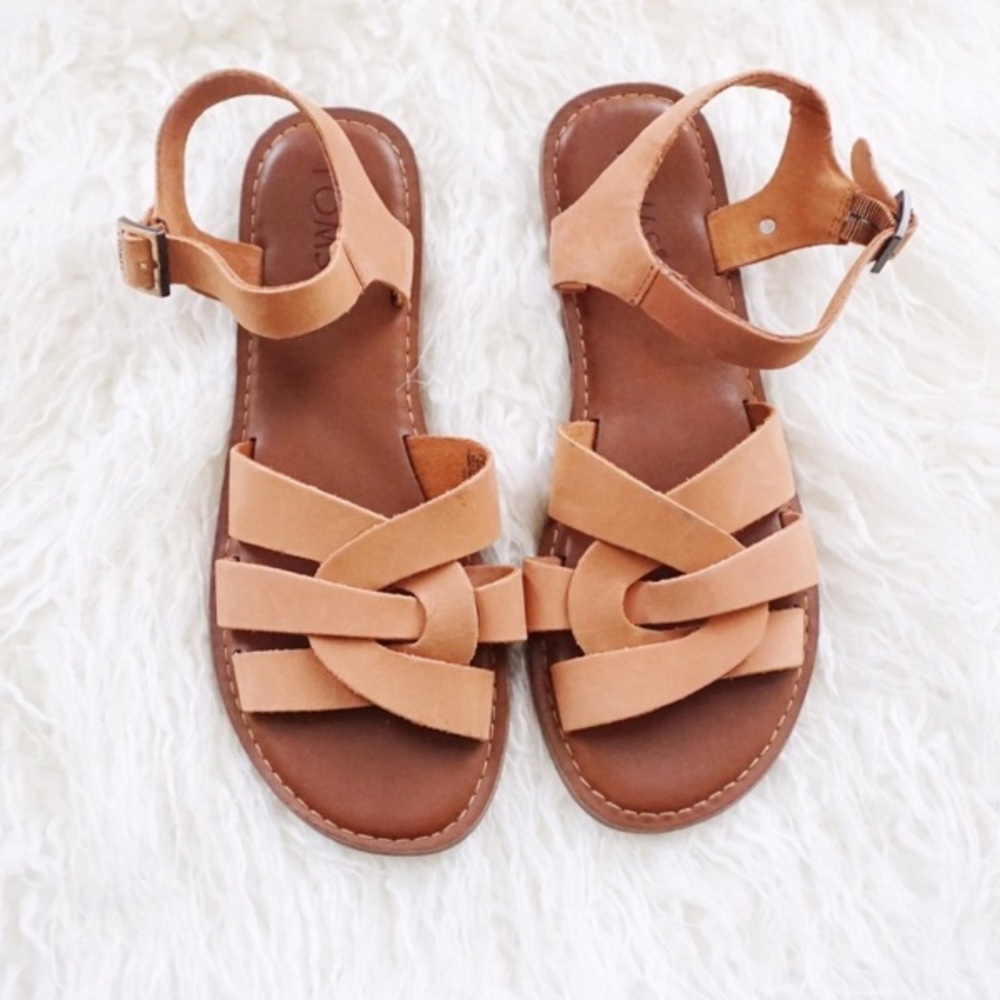 Toms Brown Zoe Sandal - Sz 6