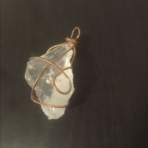 Clear crystal pendant
