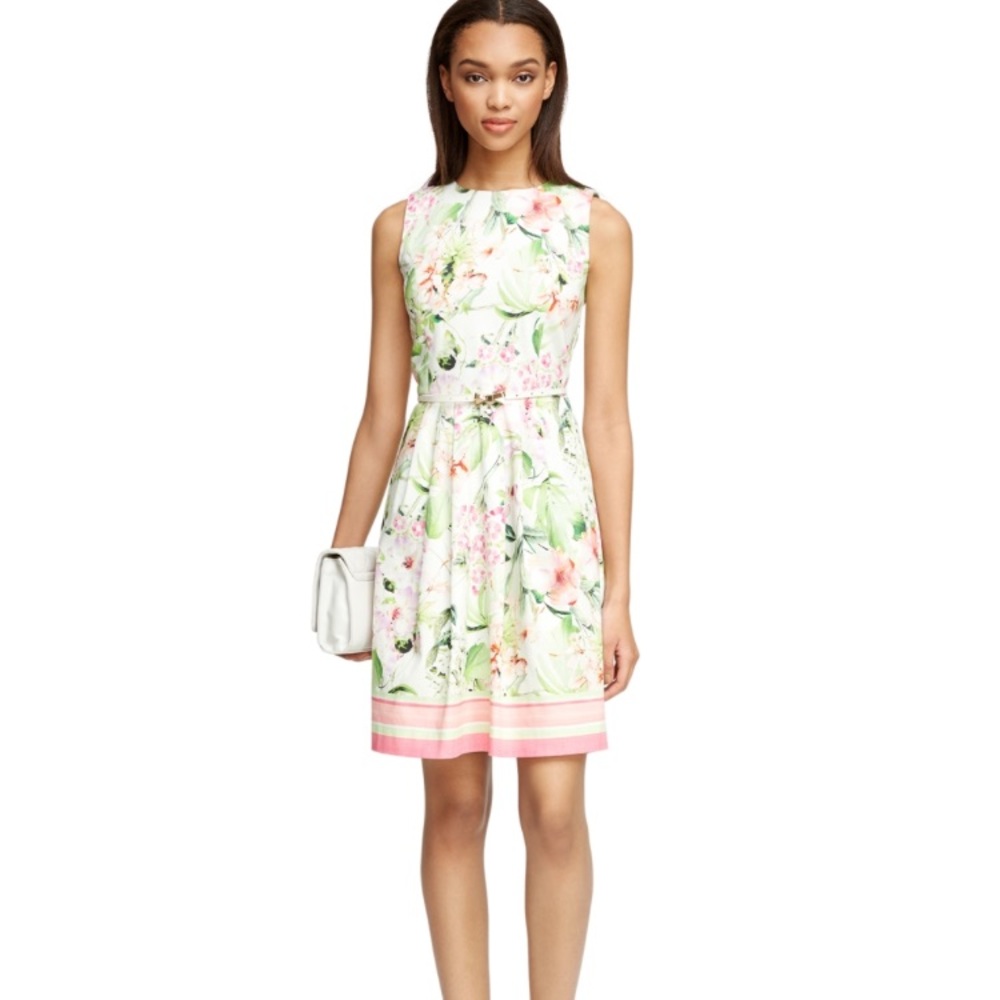 Brooks Brothers Floral Cotton Dress