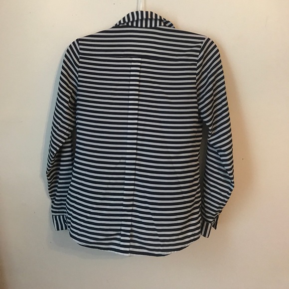 The Limited striped button up blouse - Picture 2 of 2