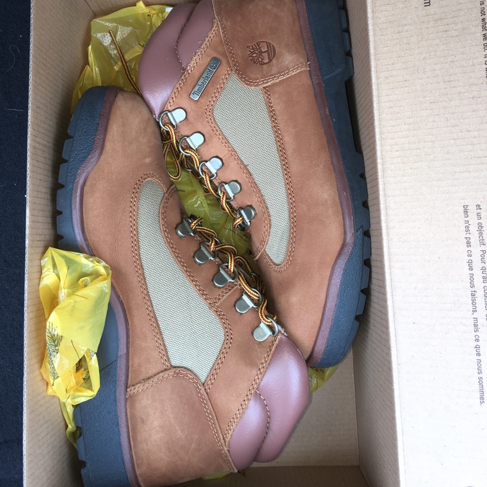 Brown Timberland Field Boots size 6