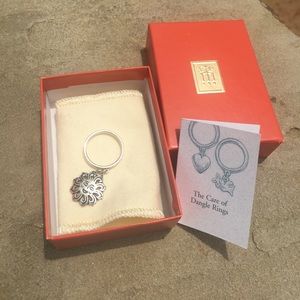 James Avery Dangle Ring with Sun Charm