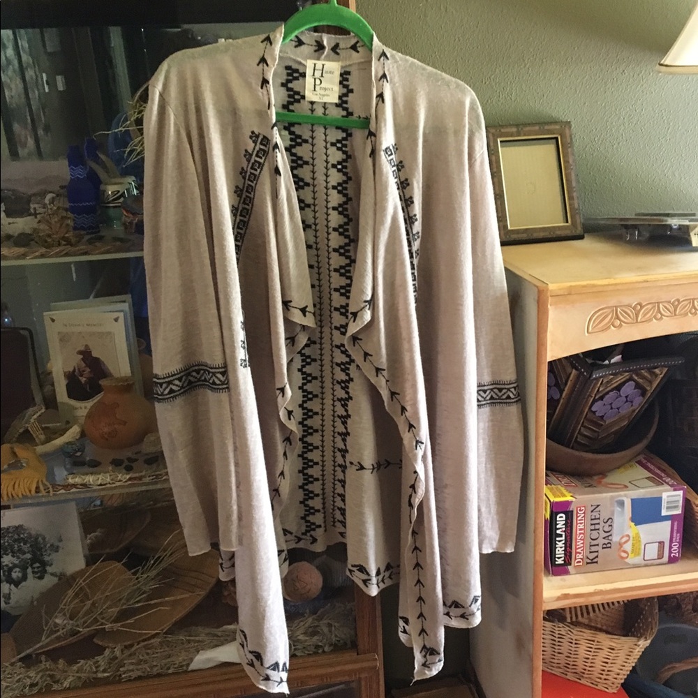 Haute Project LA Boho Open Front Sweater/Duster