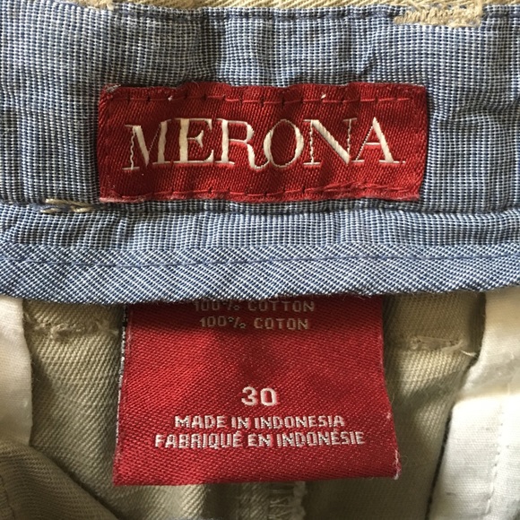 Merona Khaki Shorts - Picture 2 of 3