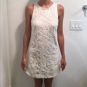 Creme Lace Dress