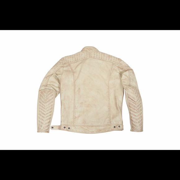 Leather jacket white - Picture 2 of 4