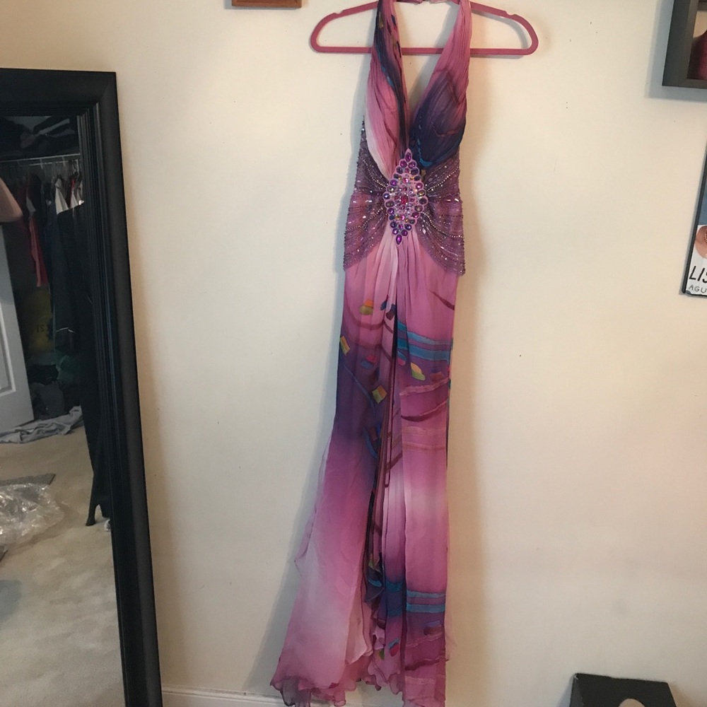 Multi color summer gown