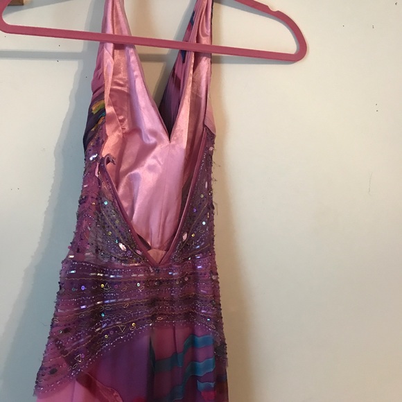 Multi color summer gown - Picture 2 of 2